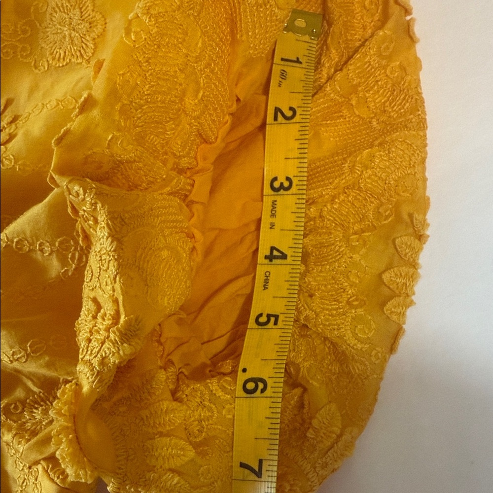 Golden Sunflower Embroidered Blouse - Picture 5 of 9